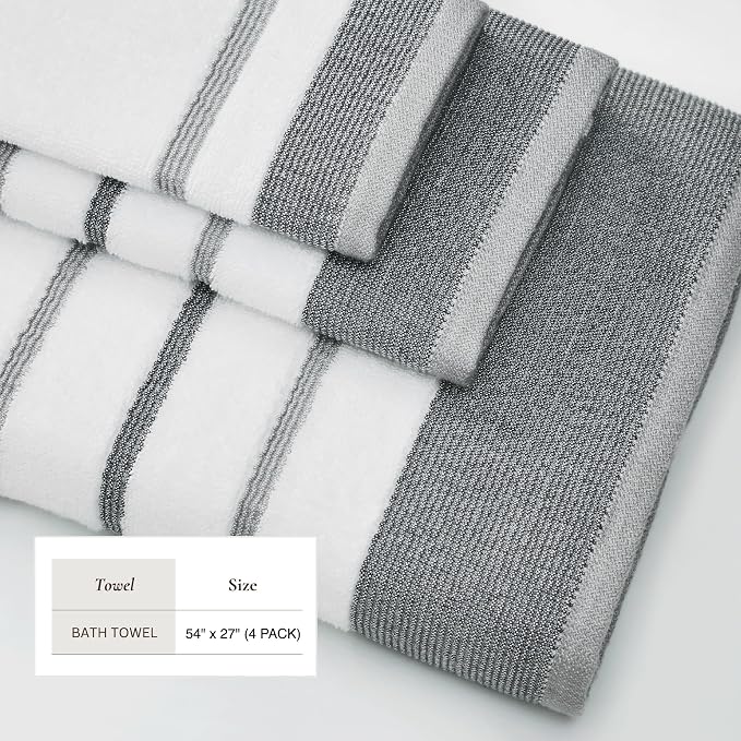 Great Bay Home Decorative Bath Towel Set - Image 5