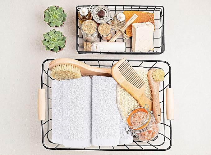 Utopia Towels 24 Pack Cotton Washcloths Set, 100% Ring Spun Cotton, Highly - Image 2
