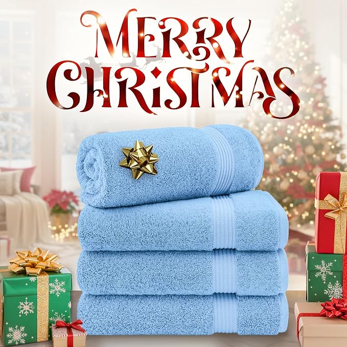Cotton Paradise 4 Piece Turkish Bath Towels - Image 2