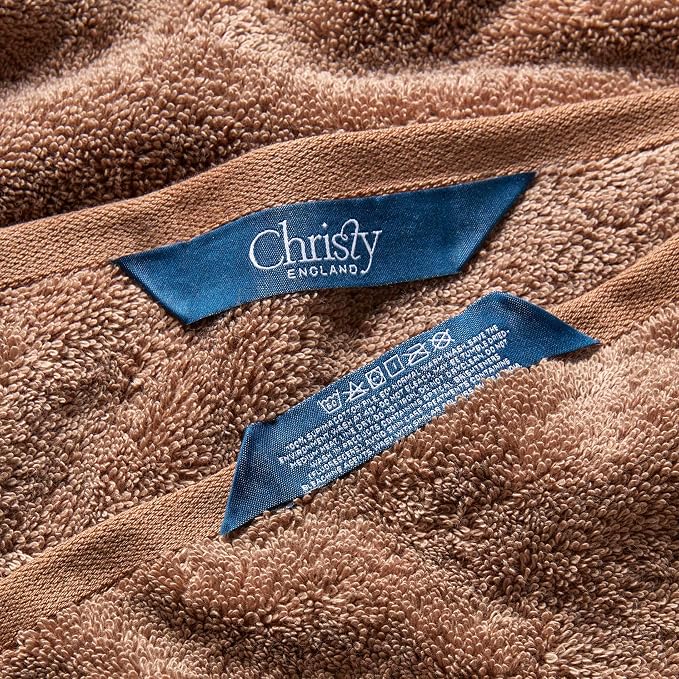 Christy Supreme Hygro 6 Piece Towel Set | Mocha Brown | 100% Luxury Supima - Image 7
