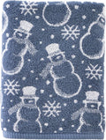 SKL Home Christmas/Winter Top Hat Snowmen Bath Towel by SKLHomebySaturdayKnightLtd