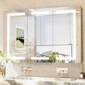TokeShimi 48x32 Lighted Medicine Cabinet by RefinedBathroomAccessories