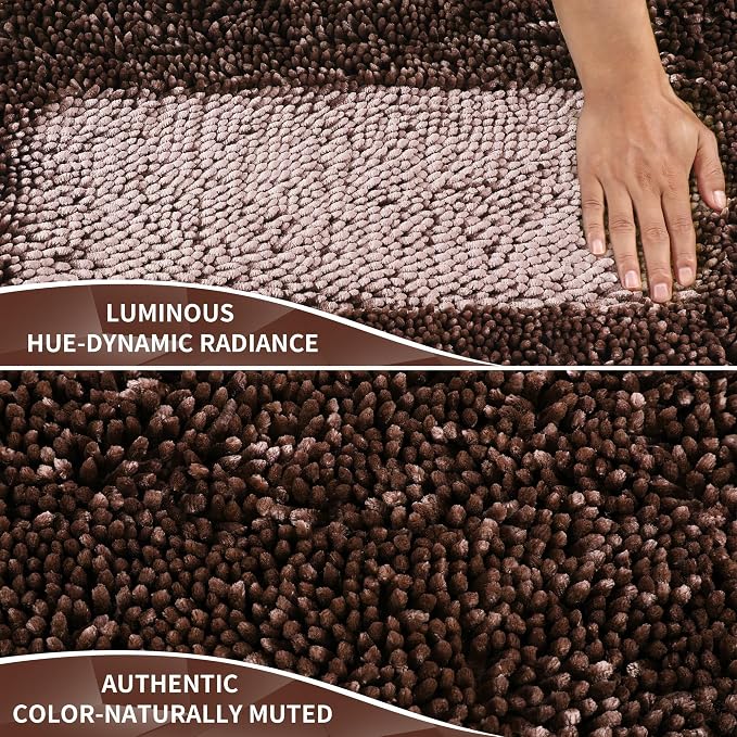 Yimobra Long Bathroom Rugs Runner 55x24 Inch, Extra Thick Soft Absorbent - Image 3