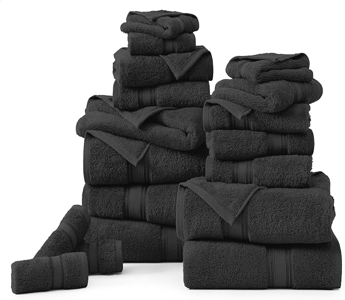 LANE LINEN Luxury Bath Towels Set- 100% Cotton Bathroom Towels, Zero Twist - Image 2