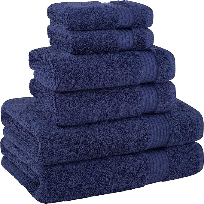 Cotton Paradise 6 Piece Towel Set 100% Cotton Soft Absorbent Turkish Towels - Image 6