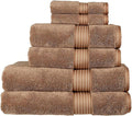 Christy Supreme Hygro 6 Piece Towel Set | Mocha Brown | 100% Luxury Supima by Christy