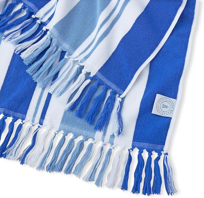 Laguna Beach Textile Co. Striped Cabana Beach Towel - Image 4