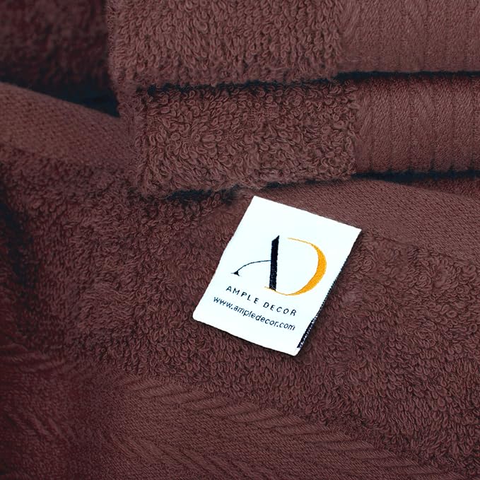 Ample Decor Bath Towels Pack of 16 600 GSM 100% Cotton, Absorbent Soft Premium - Image 3