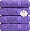 Ample Decor Bath Towel Sets 30 X 54 Inch Soft and Absorbent 100% Cotton 600 GSM by AmpleDecor