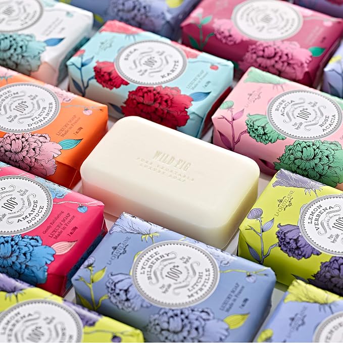 La Chatelaine Luxury Bar Soap Trio Gift Set Tin – Winter White | Made in France - Image 5