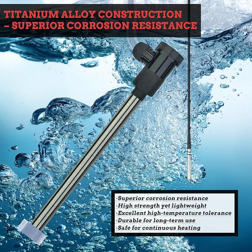 1500W Hot Tub Titanium Immersion Water Heater - Image 2
