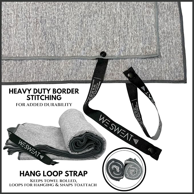 Microfiber Soft and Absorbent Gym Towels, Fast Drying Men & Women Workout Gear - Image 3