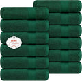 Ample Decor Hand Towels 18 X 28 Inch Pack of 12 600 GSM 100% Cotton, Soft by AmpleDecor
