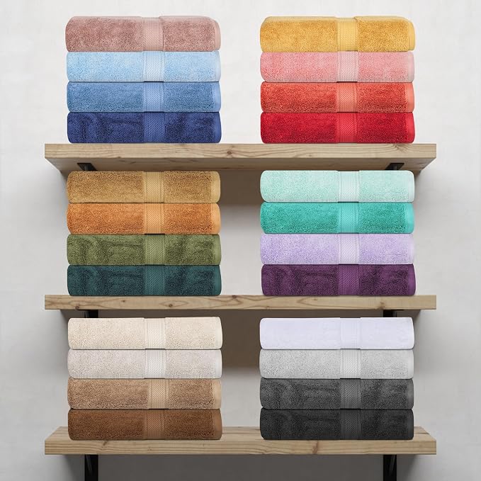 BLUENILEMILLS Madison Egyptian Cotton Bath Towels, Towel Set - Image 8