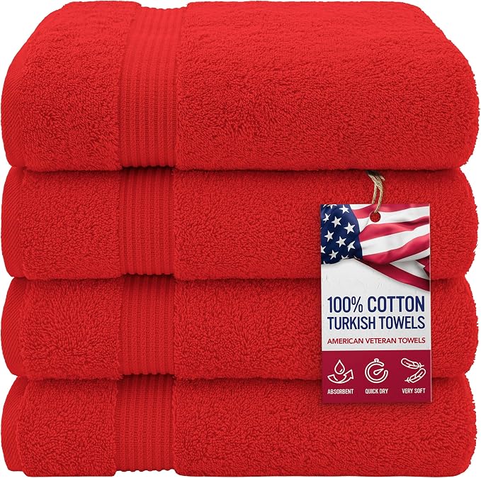 American Veteran Towel, 100% Cotton Turkish Bath Towels by American+Veteran+Towel