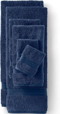Lands' End Supima Towel Deep Sea Navy 6 Piece Towel Set by LandsEnd