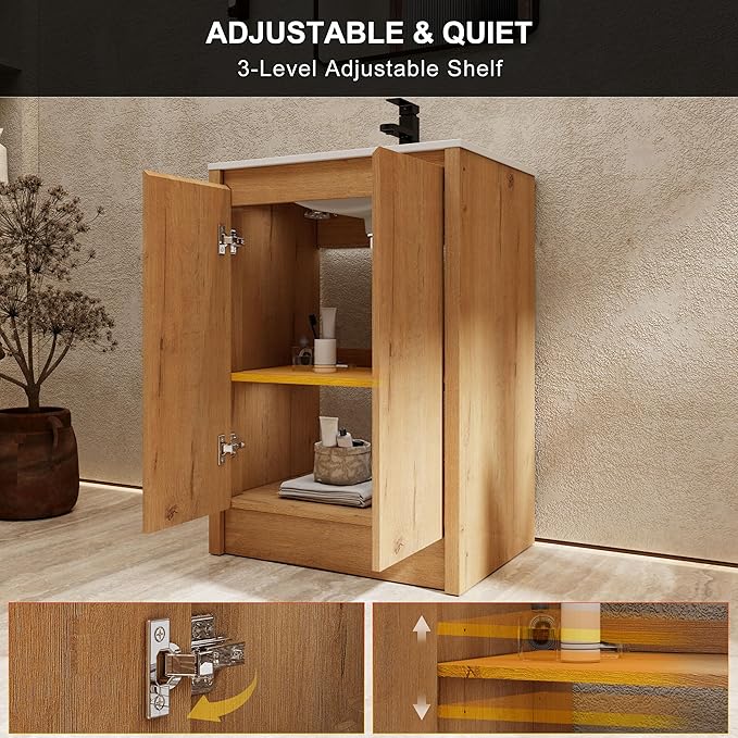 eclife 24" Bathroom Vanities - Image 5