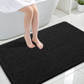 OLANLY Bathroom Rugs 47x32, Extra Soft Absorbent Chenille Bath Rugs, Rubber by OLANLY