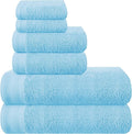 Ultra Soft 6 Pack Cotton Towel Set, Contains 2 Bath Towels 28x55 inch, 2 Hand by Unknown