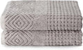 Texere 100% Organic Cotton Diamond Jacquard 700 GSM Luxury Bath Towel Sets by TexereSilk