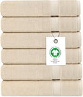 Delara Organic Cotton Luxuriously Plush Washcloths Pack of 6 | GOTS & Oeko-TEX by Delara