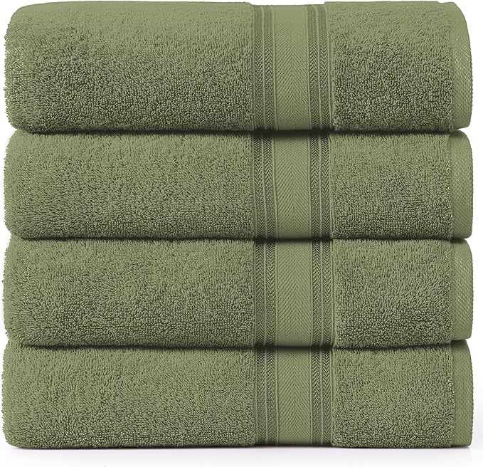 Lane Linen 100% Cotton 4 Pack Bath Towels by LaneLinen
