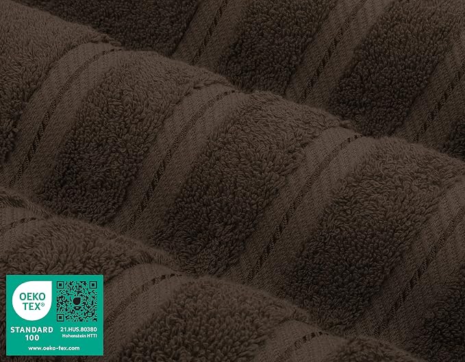 American Soft Linen Luxury 4 Piece Bath Towels, 600 GSM 100% Cotton Turkish - Image 4