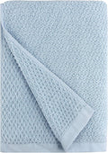 Everplush Diamond Jacquard Quick Dry Bath Towel, Aquamarine by Everplush