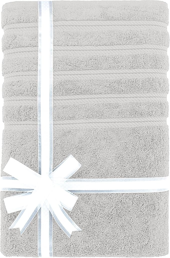 American Soft Linen 35x70 Jumbo Large Bath Towels, 600 GSM 100% Cotton Turkish - Image 4