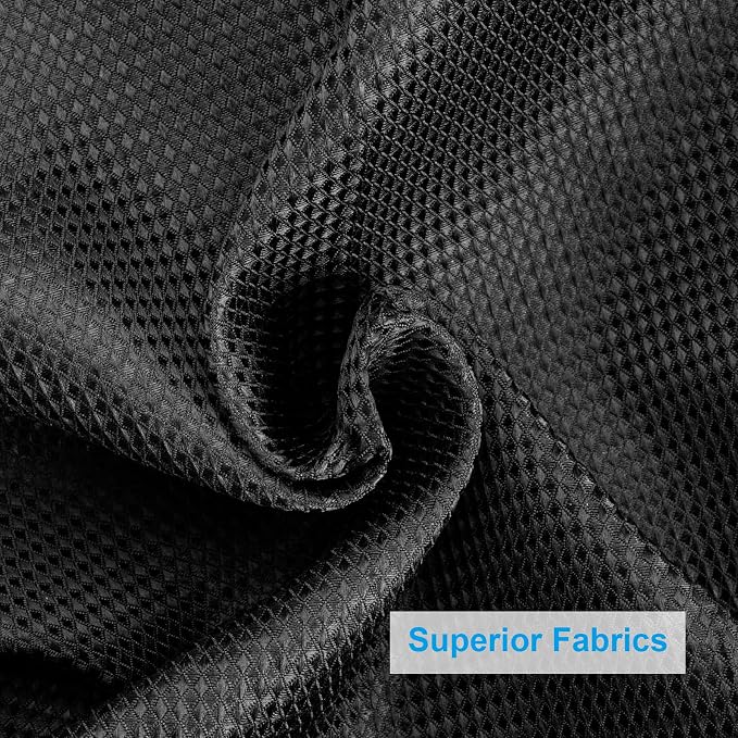 AmazerBath Waffle Shower Curtain, Heavy Duty Fabric Shower Curtains - Image 4