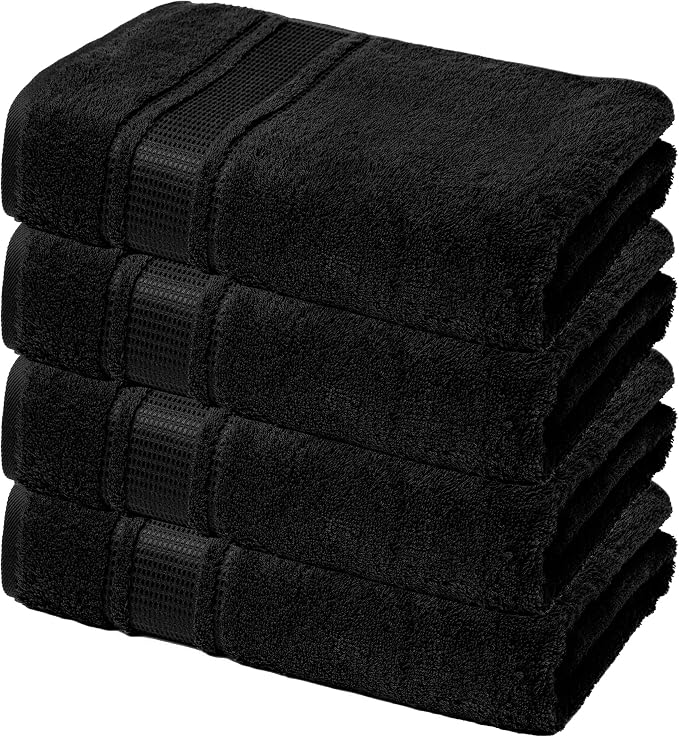 Melissa Linen, Fingertip Towels 4 Pack, 100% Turkish Cotton, Small Hand Towels - Image 3