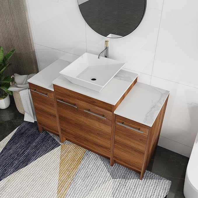 48 Inch Bathroom Vanity with Sink, Mordern Bathroom Vanity, Single Sink - Image 8
