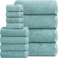 SEMAXE 12-Piece Family Bathroom Towel Set by SEMAXE