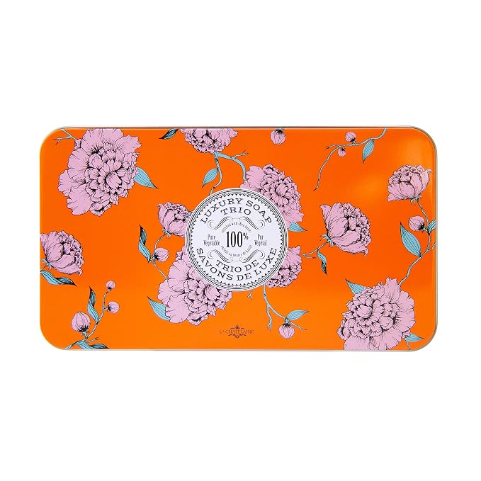 La Chatelaine Luxury Bar Soap Trio Gift Set Tin | Made in France | Natural and - Image 2