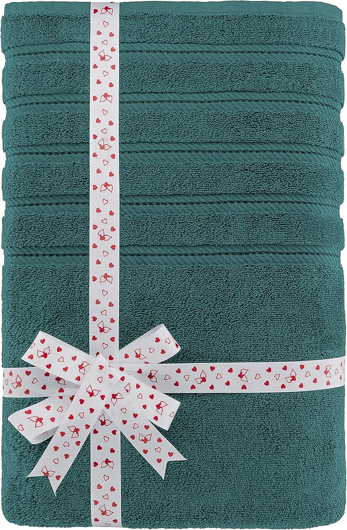 American Soft Linen 35x70 Jumbo Large Bath Towels, 600 GSM 100% Cotton Turkish - Image 4