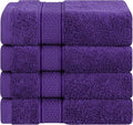American Soft Linen Salem Washcloth Sets, 4 Piece Luxury 600 GSM 100% Cotton by AmericanSoftLinen