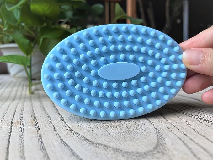 Premium Sensory Brush for Kids or Autism, Soft Silicone Body Scrubber, 2 in 1 - Image 4