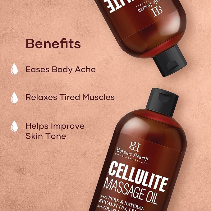 Botanic Hearth Anti Cellulite Massage Oil | Cellulite Oil - Image 3