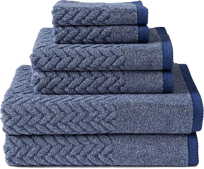 Texere 100% Organic Cotton Jacquard 650 GSM Premium Bath Towel Sets by TexereSilk