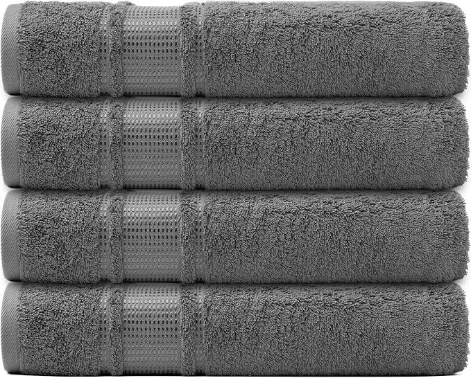 Melissa Linen, 4 Piece Washcloth, 100% Turkish Cotton Towel Set - Image 8
