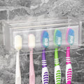5 Slots Wall Mount Toothbrush Holder by LUEXBOX