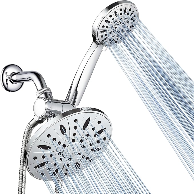 AquaDance 7" Premium High Pressure 3-Way Rainfall Combo Combines The Best of by AquaDance