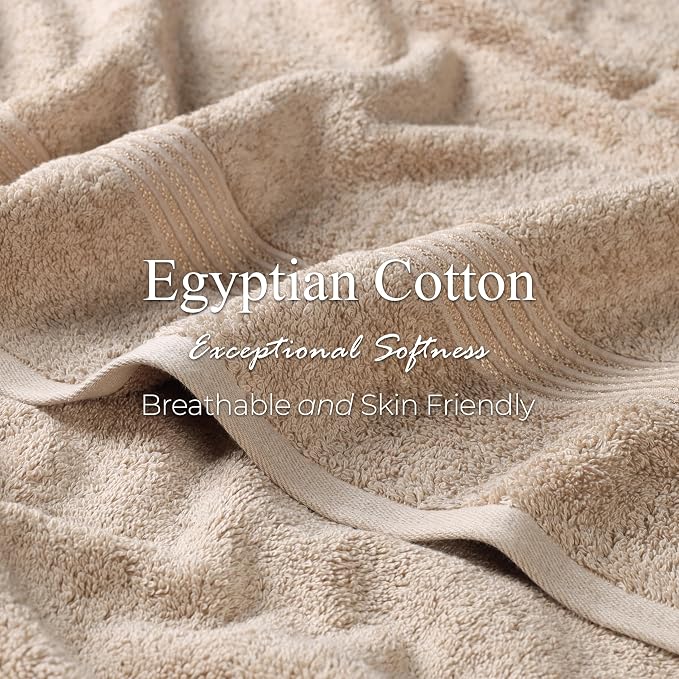 Superior Egyptian Cotton 10-Piece Face Towel Set, Small Towels - Image 7
