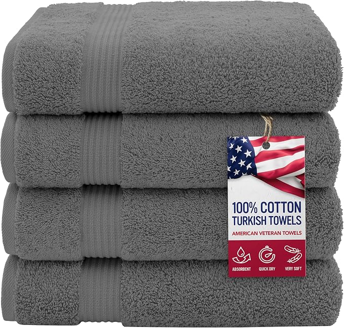 American Veteran Towel, 100% Cotton Turkish Bath Towels by American+Veteran+Towel