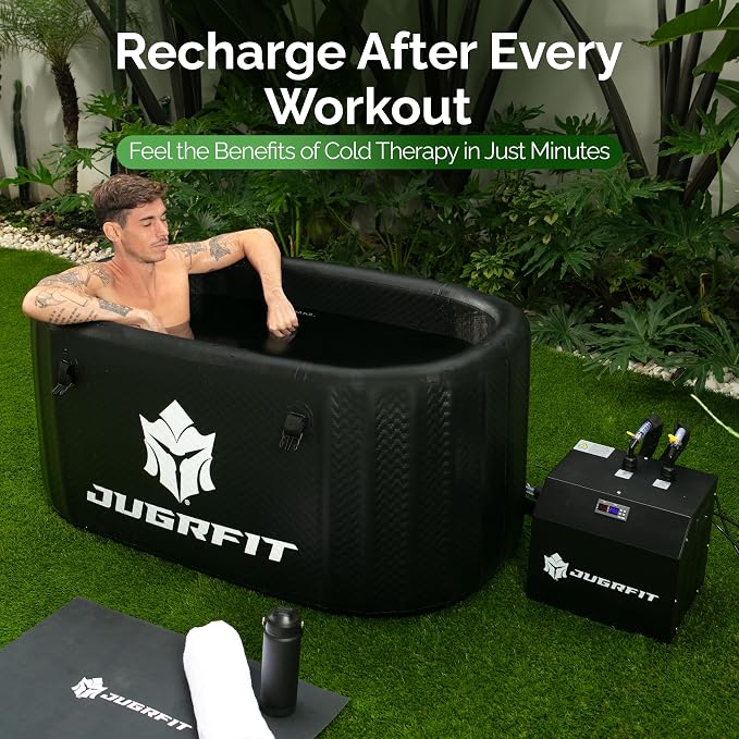 Cold Plunge Tub with Water Chiller – 53”L×32"W, 121 Gal Inflatable, Portable - Image 7