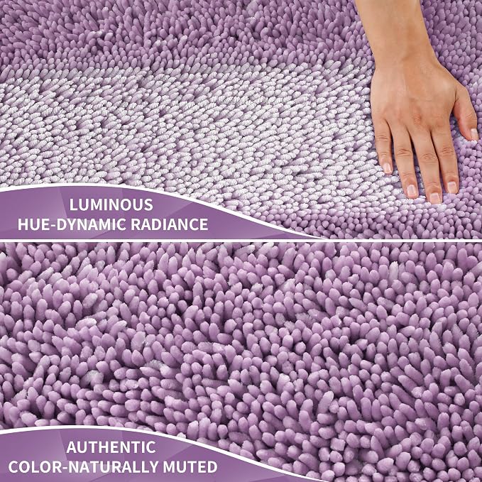 Yimobra Large Bathroom Rug Non Slip 36x24 Inch, Extra Thick Soft Absorbent - Image 3