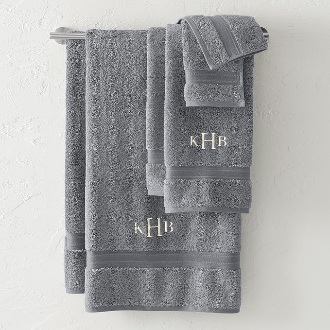 Lands' End Supima Towel Rich Steel Bath- Bath Towel by LandsEnd
