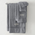 Lands' End Supima Towel Rich Steel Bath- Hand Towel by LandsEnd