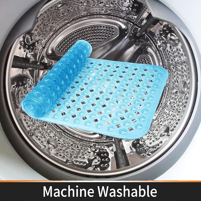 Yimobra Bathtub Mat Non Slip, Super Strong Suction Cups, 27.5"x15.5" Long - Image 7