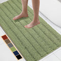 Bcoimo 48"×24" Chenille Bath Mat – Non-Slip by Bcoimo